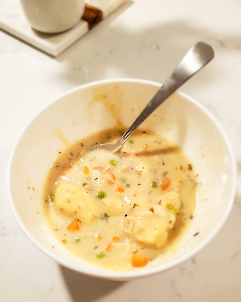 Happy Healthy Gal Quick and Easy Turkey and Dumplings from Scratch